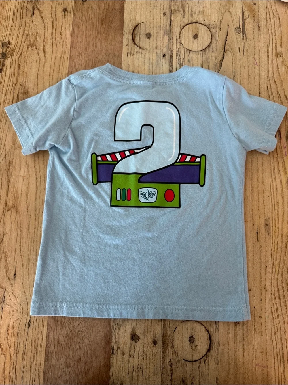 Light Blue 'Two Infinity and Beyond' Kids Tee